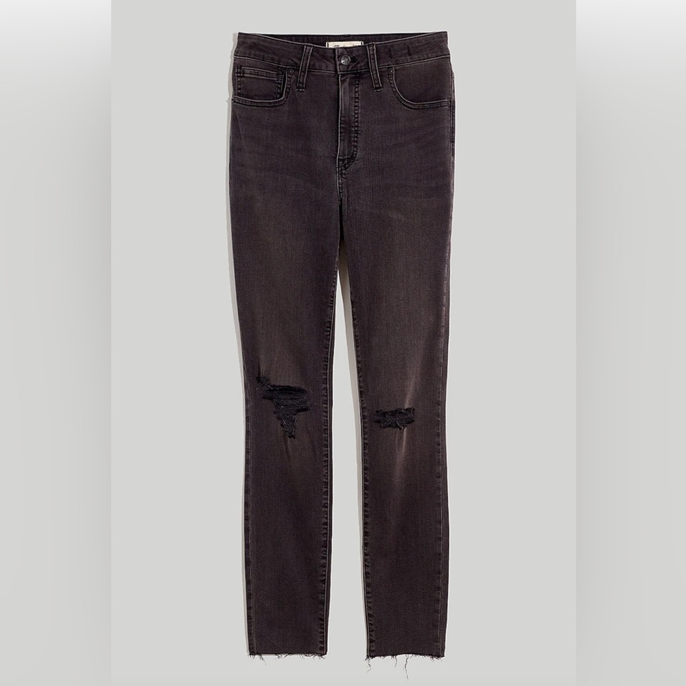 NWT- Madewell distressed high rise skinny jeans